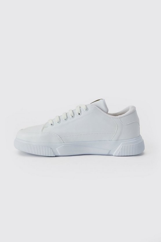 Smarte Kunstleder-Sneaker
