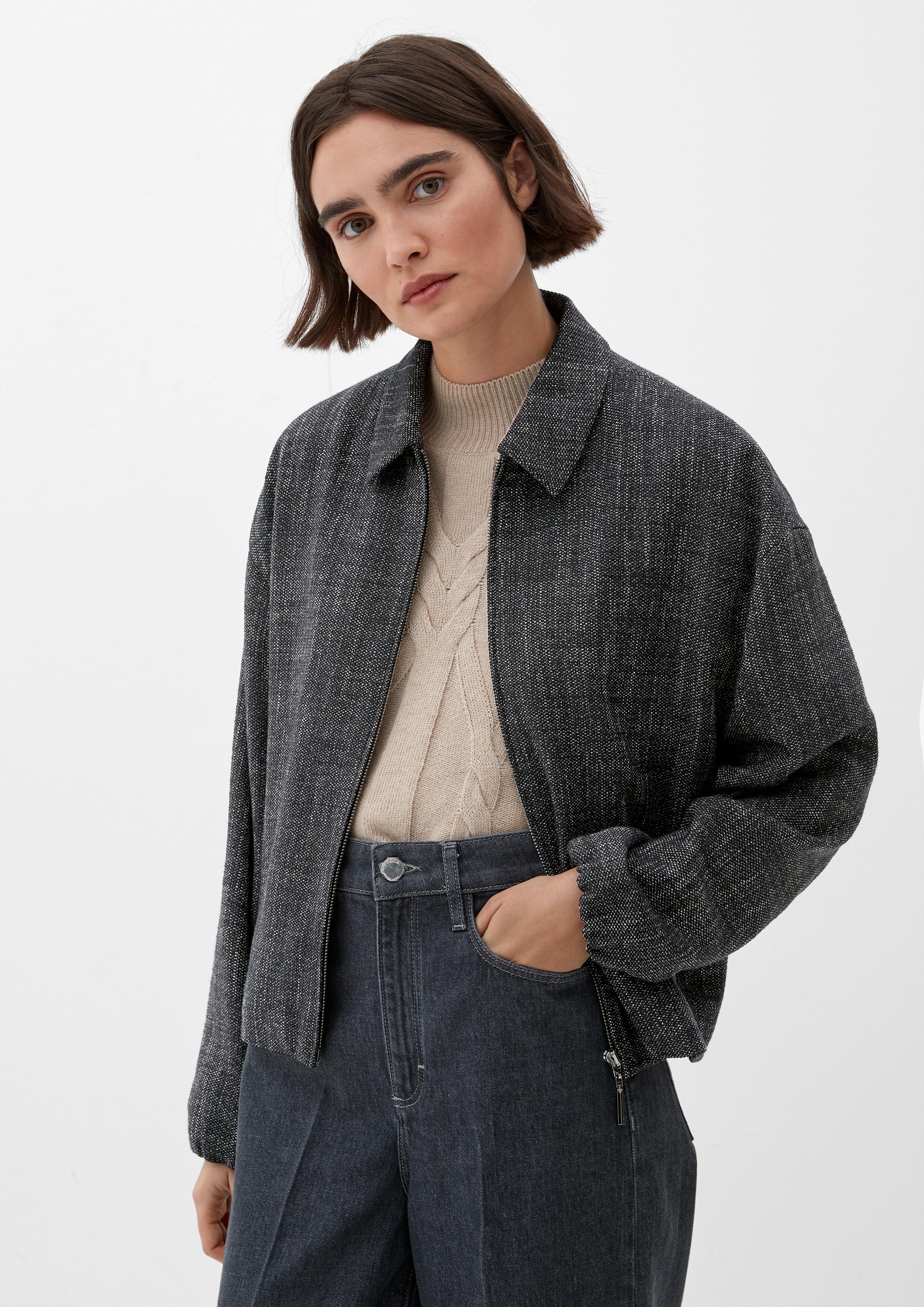 Jacke aus Viskosestretch  2122063-99N1