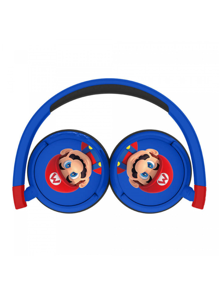 COFI 1453 Kabellose Kopfhörer für Kinder OTL Super Mario Bluetooth in Blau günstig kaufen onesize