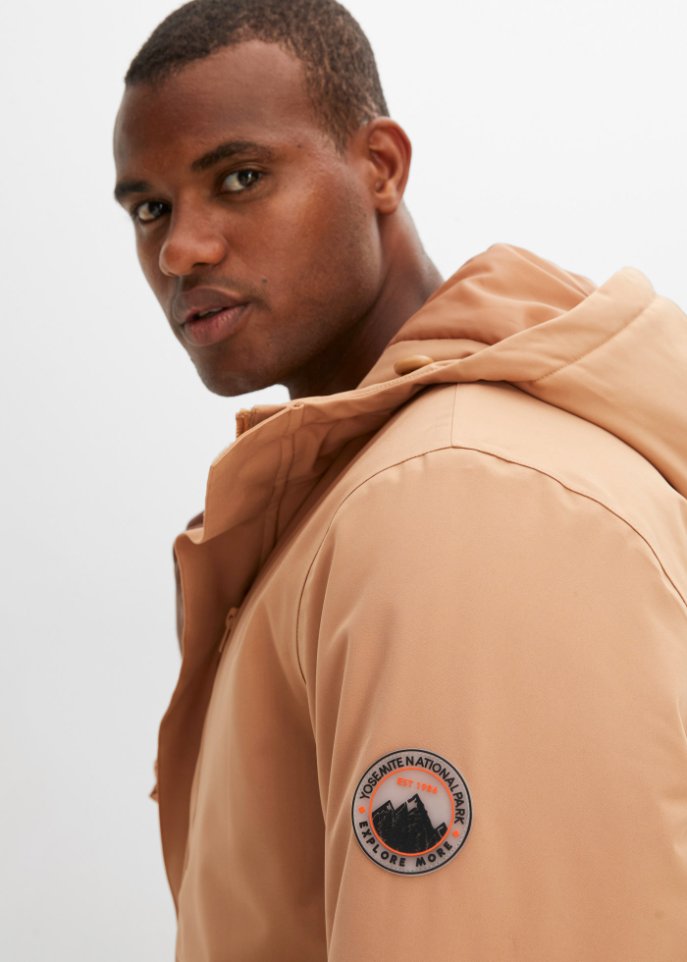 Hybrid-Thermo-Outdoorjacke mit Steppfutter