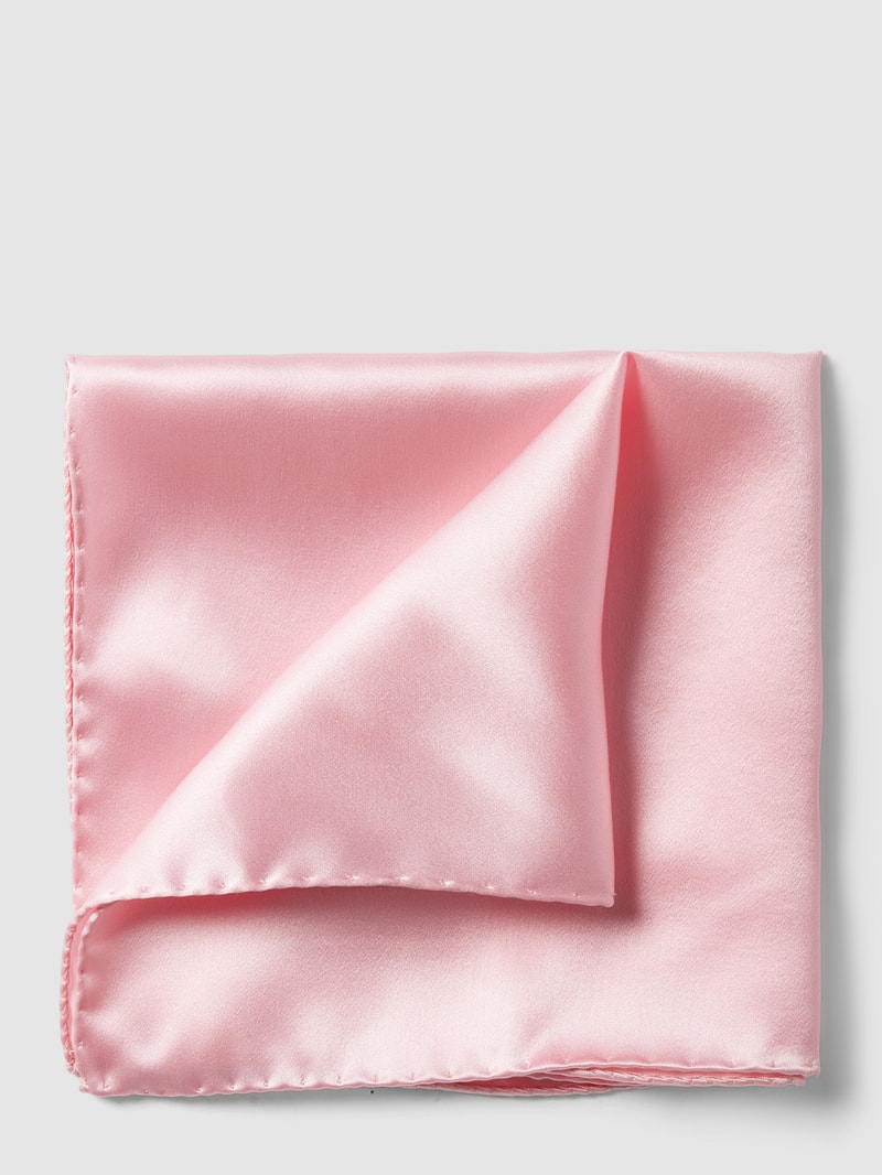 Einstecktuch aus reiner Seide in pink