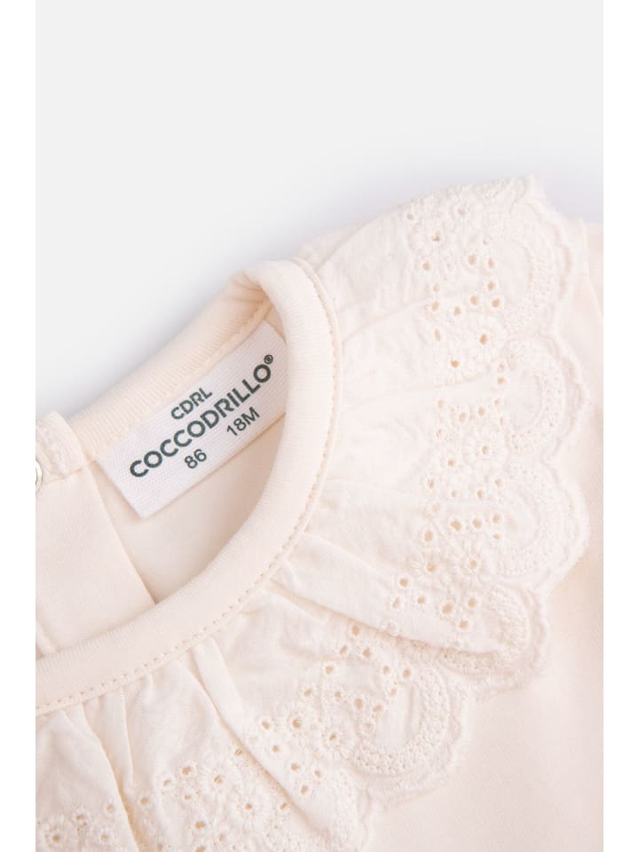 Coccodrillo Bluse mit langen Ärmeln in ecru günstig kaufen