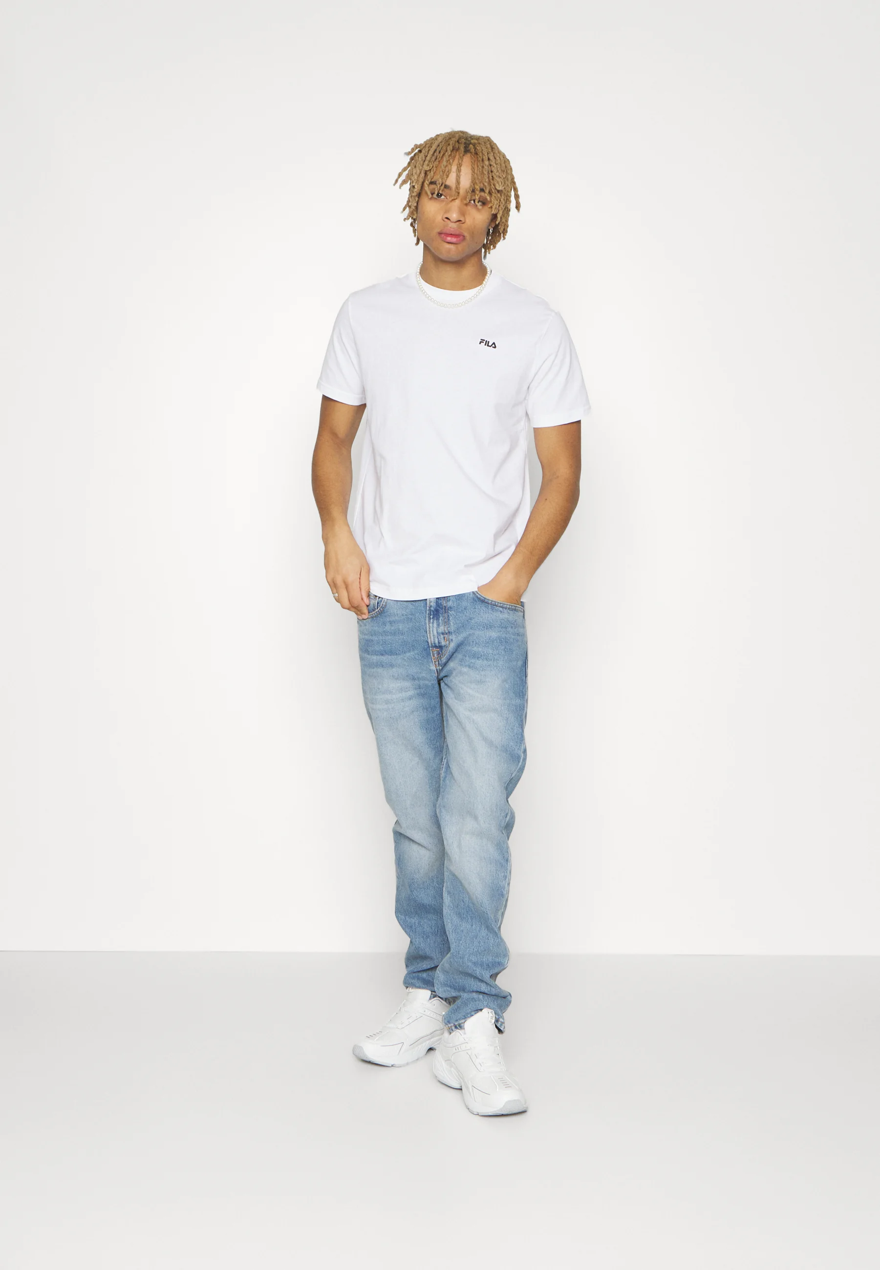 Fila BERLOZ TEE UNISEX - Camiseta básica