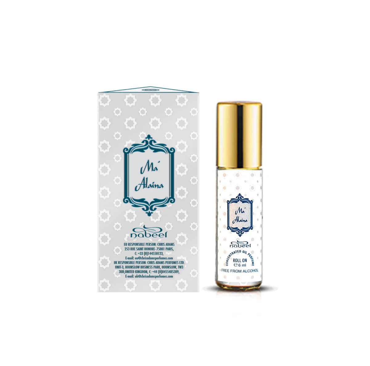Parfum cu ulei Ma'Alaina Roll On - Parfum unisex cu ulei, Ulei de parfum, Parfum