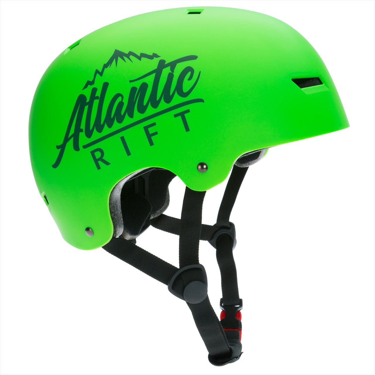Spielwerk Atlantic Rift Kinder-/Skaterhelm Neongrün S/M verstellbar