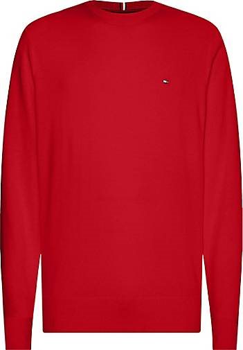 TOMMY HILFIGER Herren Strickpullover Rundhals Baumwolle/Kaschmir Regular Fit
