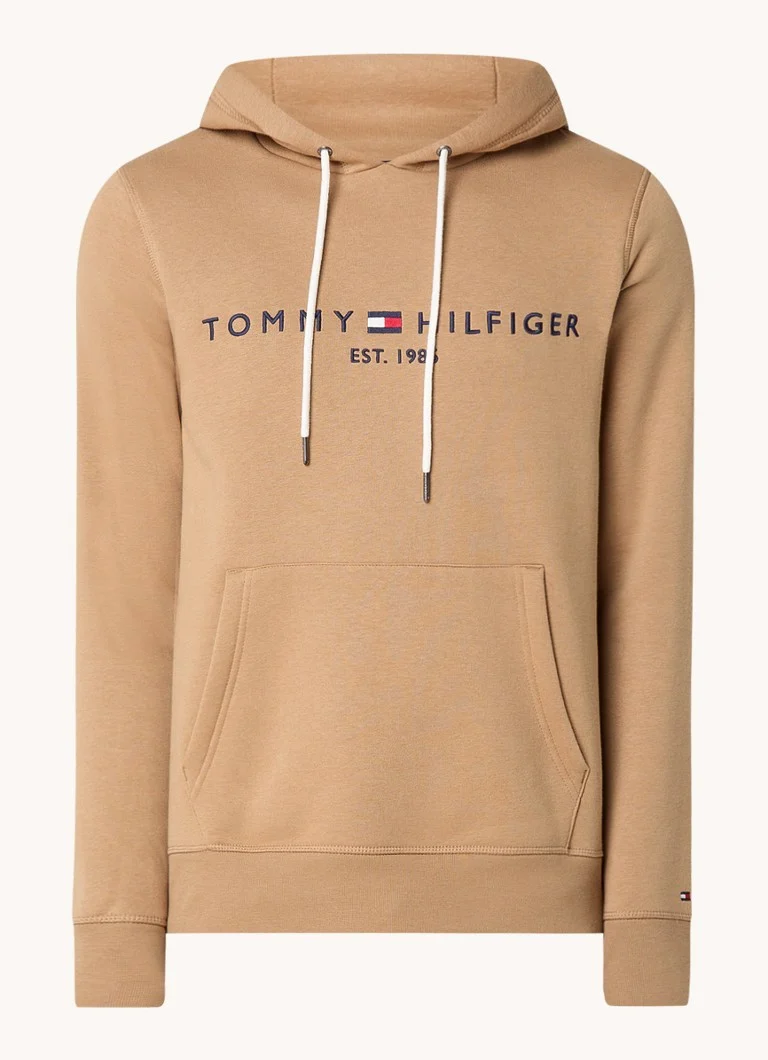 Tommy Hilfiger hoodie with kangaroo pocket and logo embroidery