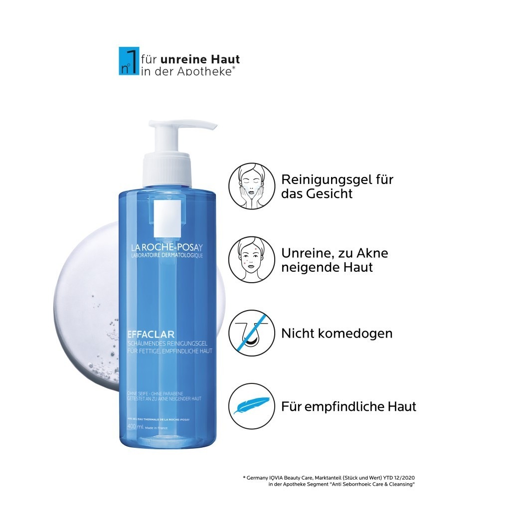 ROCHE-POSAY Effaclar schäumendes Reinigungsgel