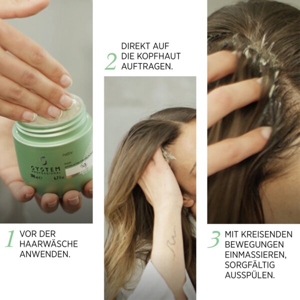 System Professional LipidCode Nativ EnergyCode N3 Pre-Shampoo Clay Haarmaske