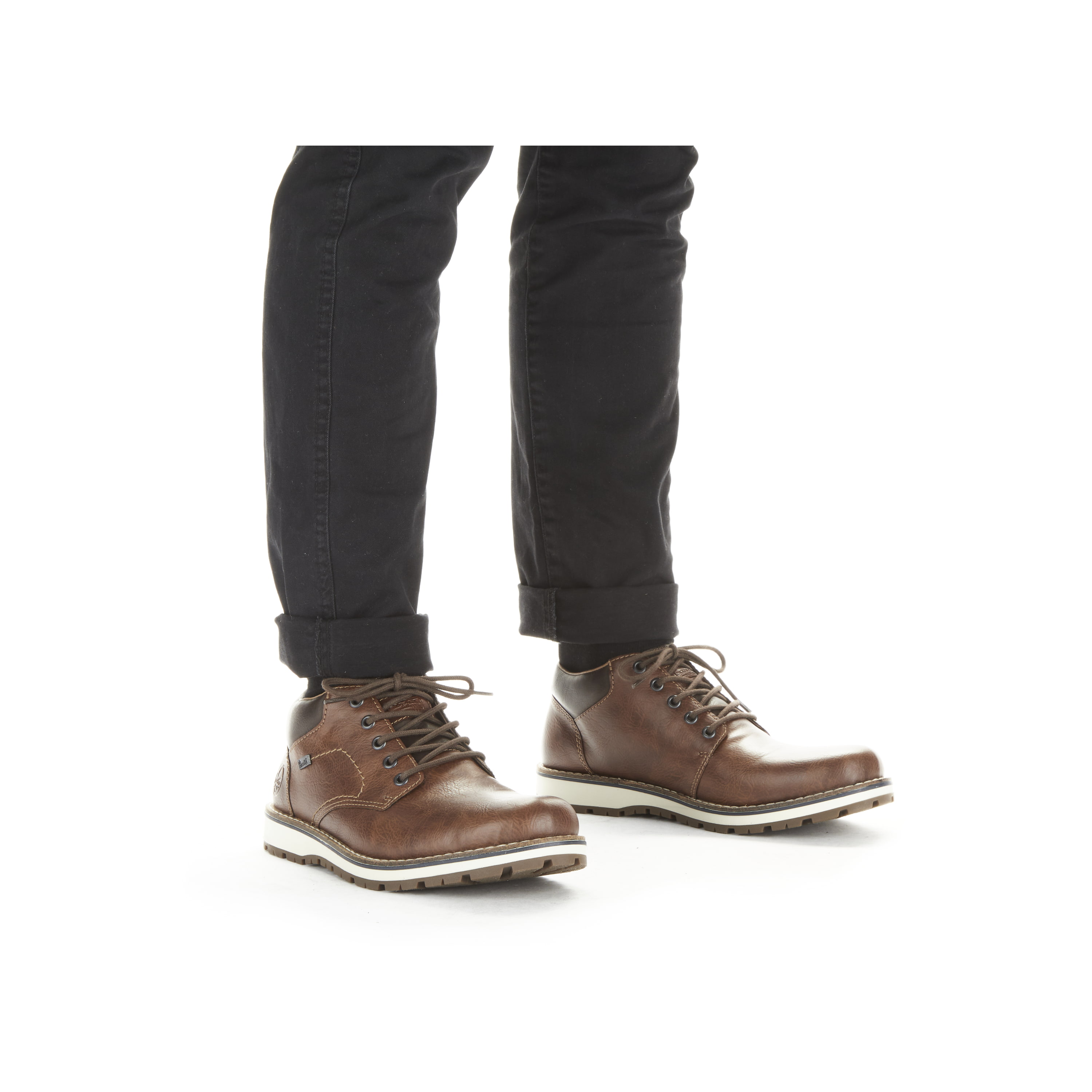 Rieker Herren Schnürschuhe karamellbraun