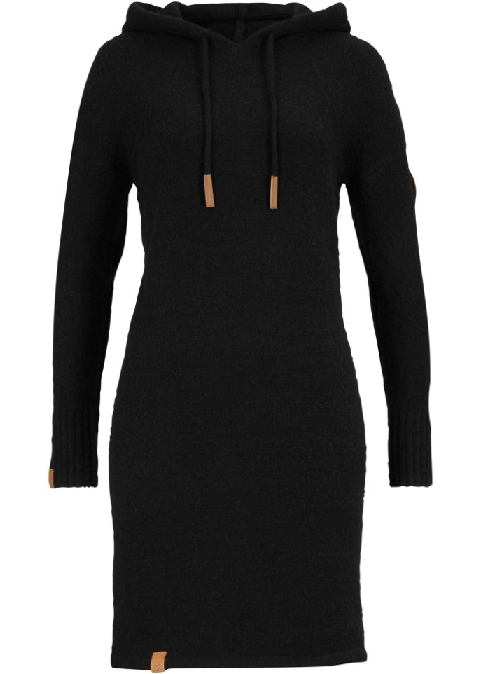 Strickkleid mit Kapuze