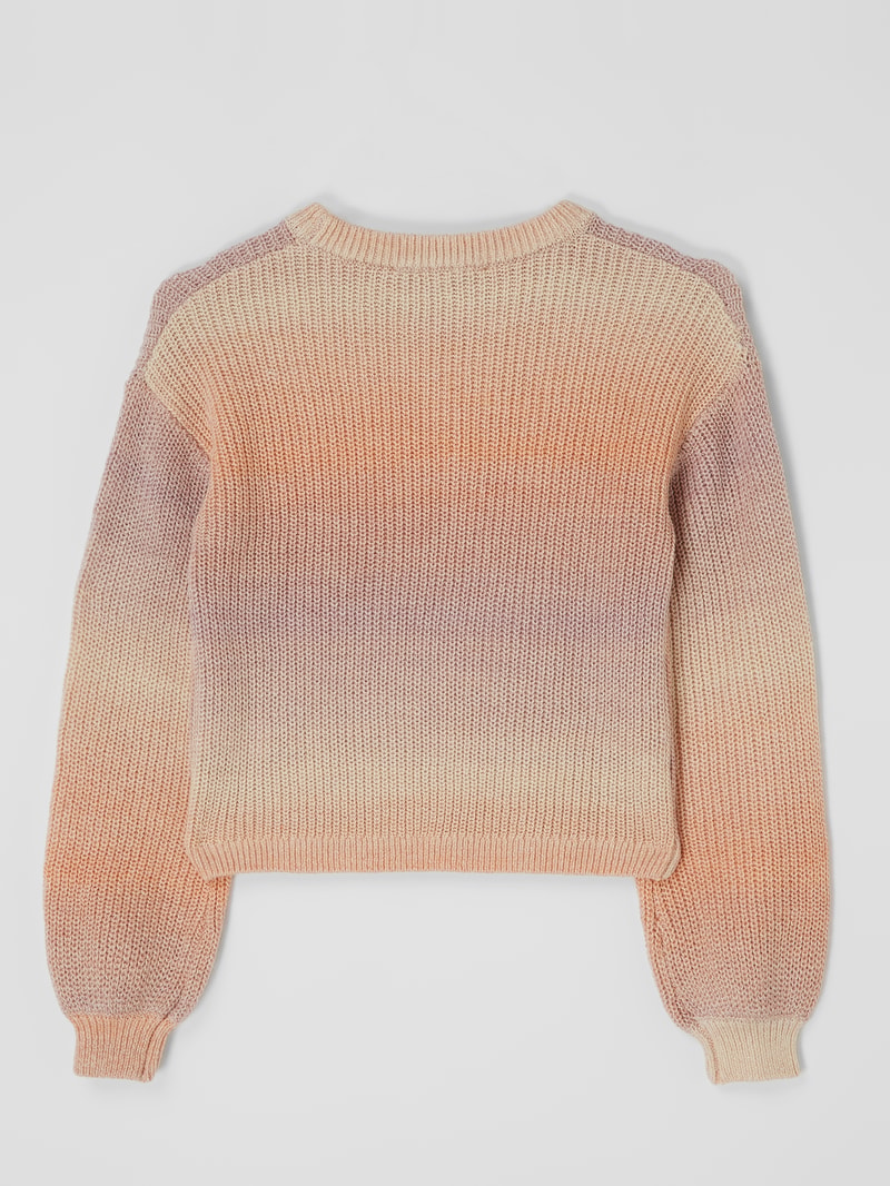 Pullover mit Farbverlauf in apricot
