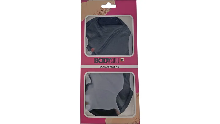 BODY&SOUL TOOLS Schlafmaske Schwarz