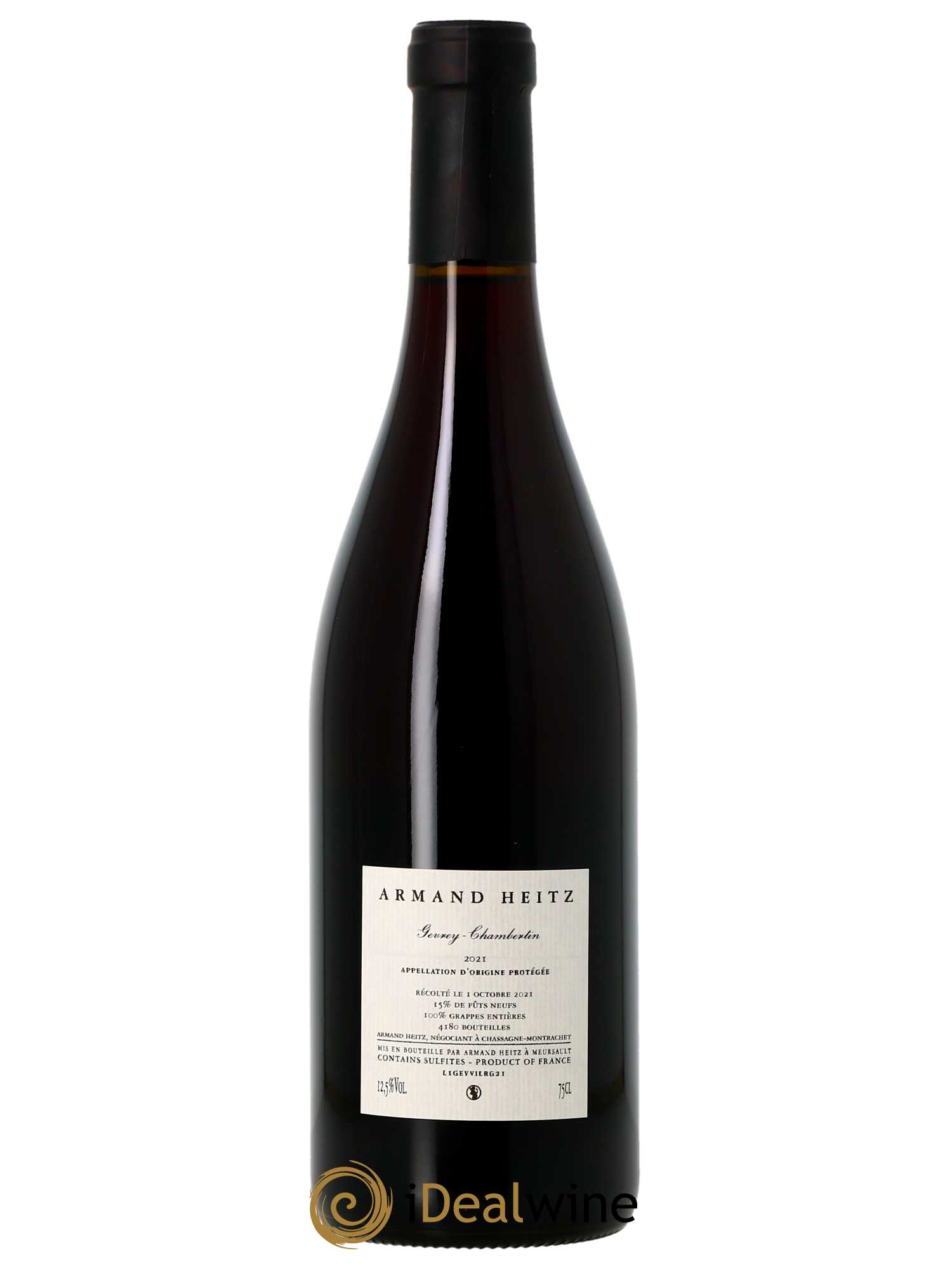 Gevrey-Chambertin Armand Heitz  2021 - Lot de 1 Bouteille