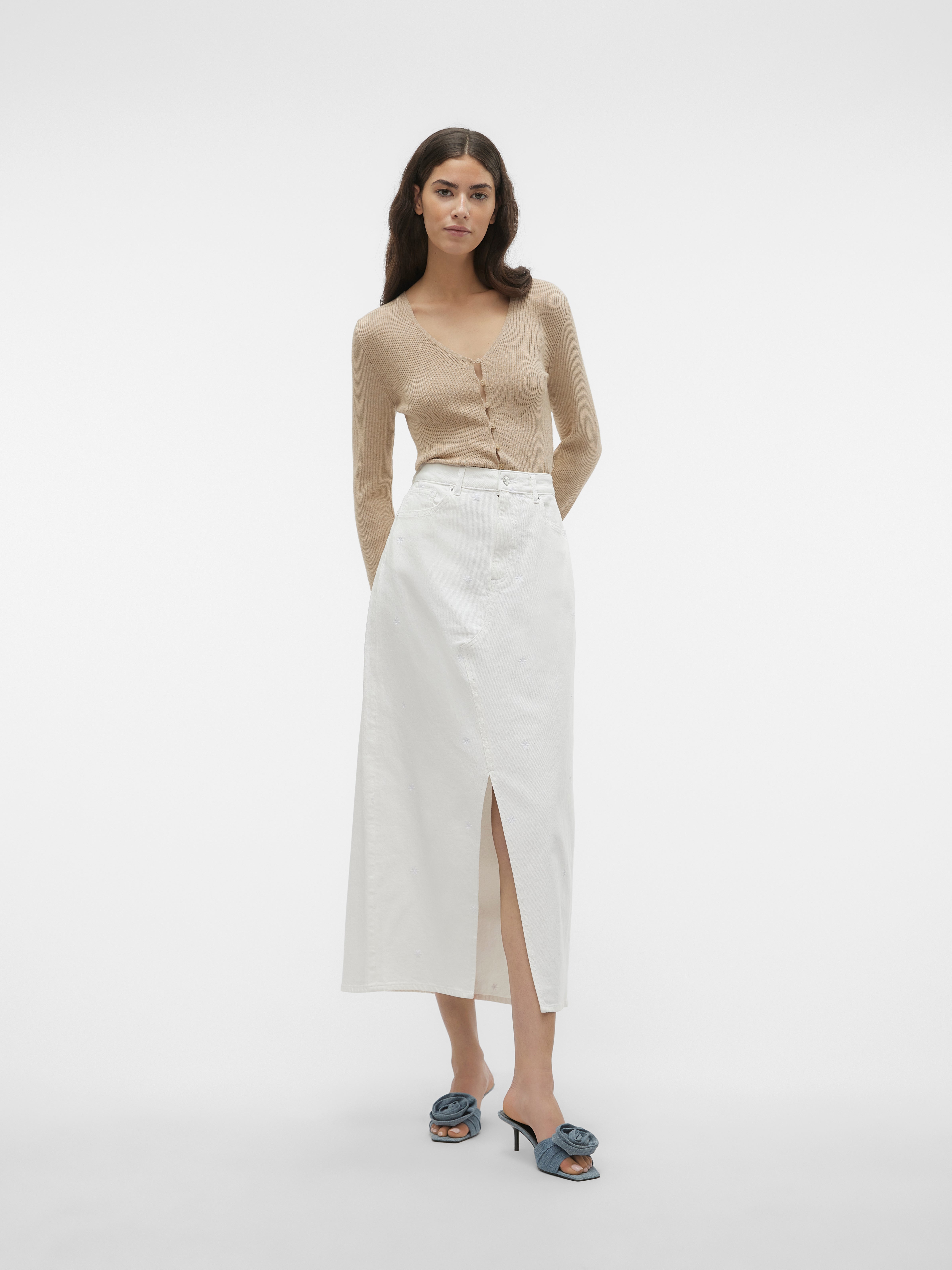 VMMINNA Mittlere Taille Langer Rock