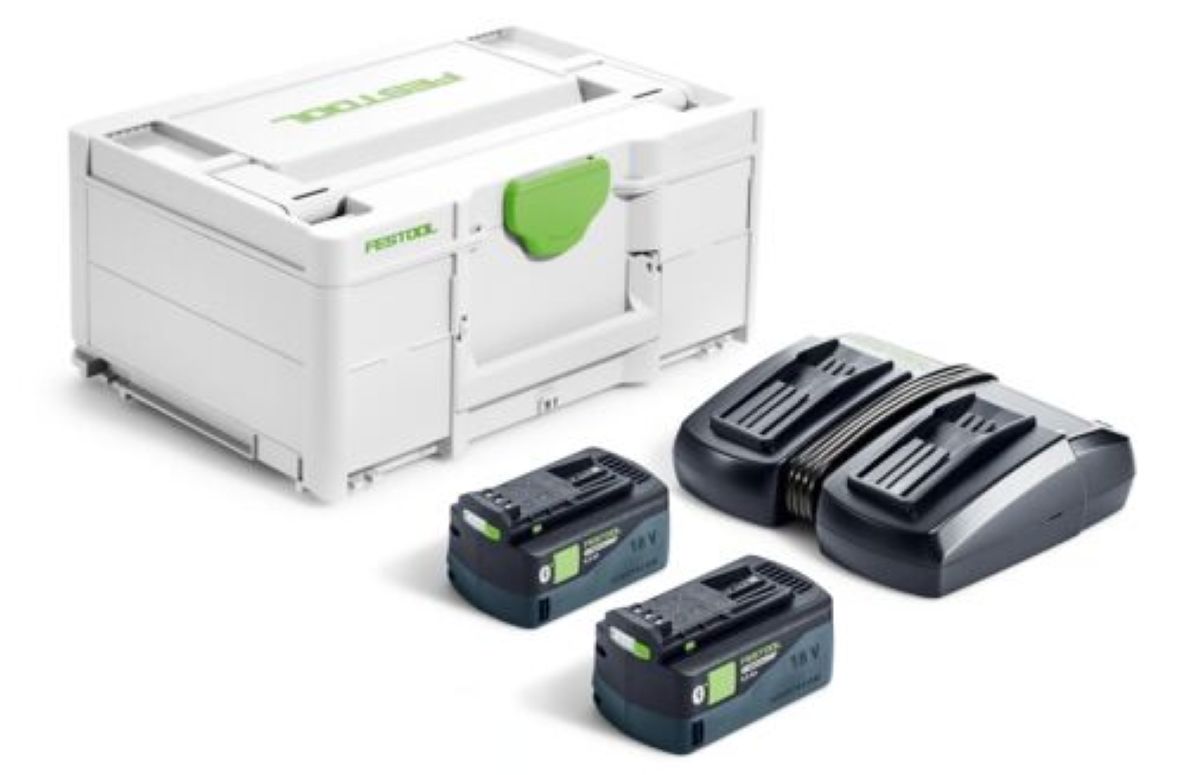 Festool Tilbehør 578679 SYS 18V 2xHP5.0/TCL6DUO Kraftsett