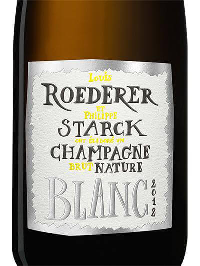 Louis Roederer : Coffret Brut Nature et Brut Nature Rosé by Philippe Starck 2012