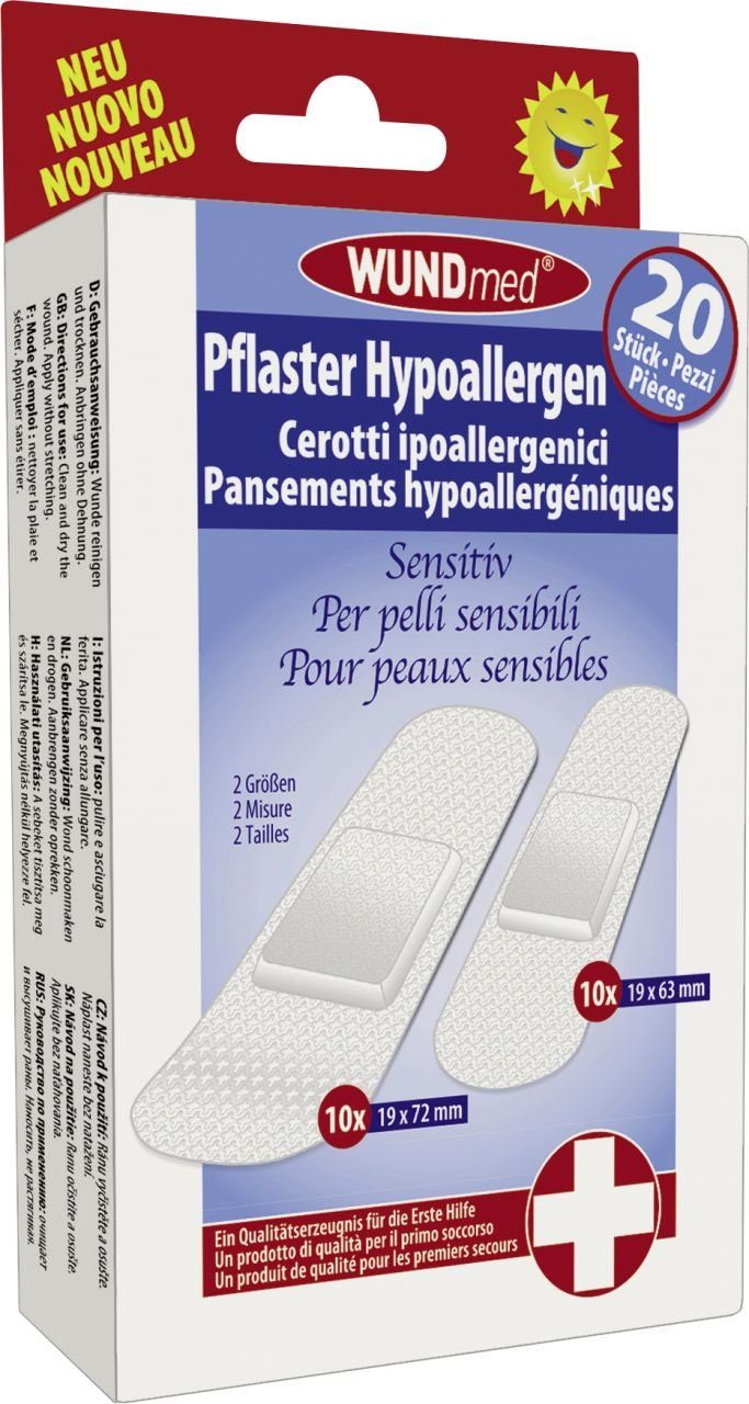 Wundmed Wundpflaster Wundmed Pflaster verschiedene Größen 20 Stück