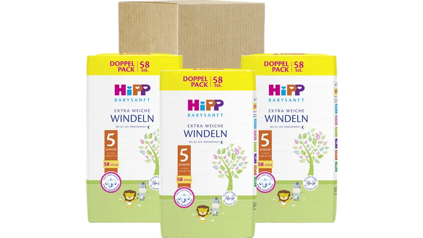 Hipp Babysanft Windeln Junior 5 Vorratsbox