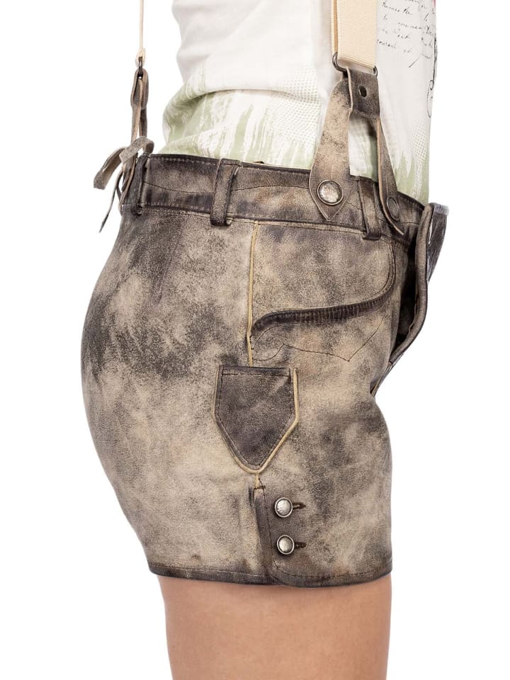 MADDOX Lederhose STRINBERG in stein günstig kaufen