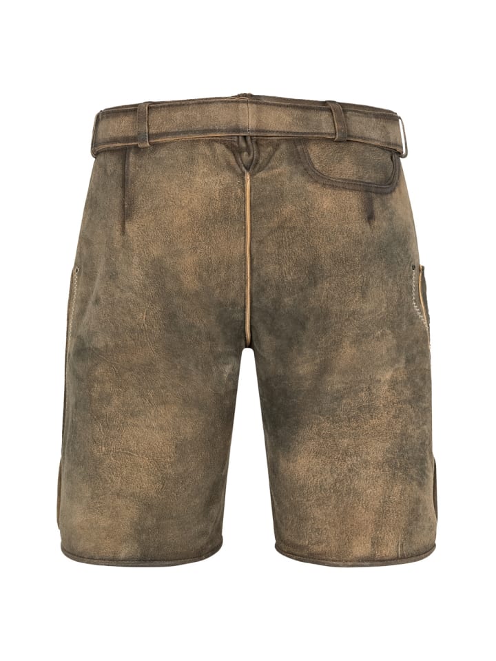 KRÜGER Lederhose Ismael in braun günstig kaufen