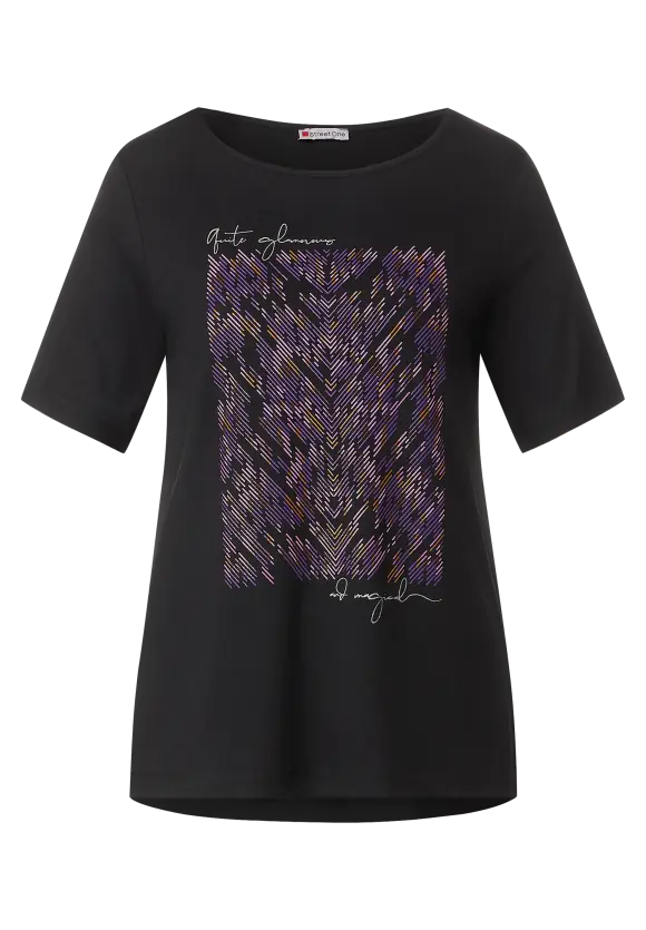 Street One T-Shirt mit Artwork Print