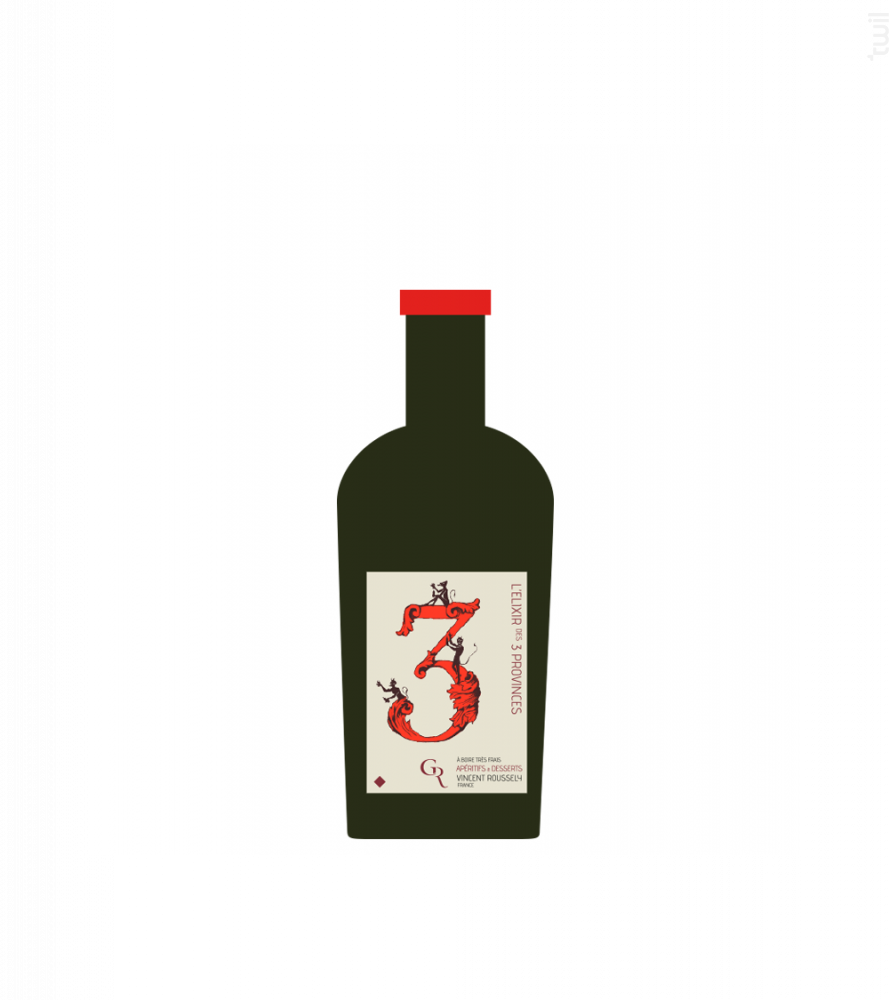 Elixir des 3 Provinces 50 cl Domaine du Clos Roussely Vin Rouge●Vin de France (Loire) Non millésimé 50cl