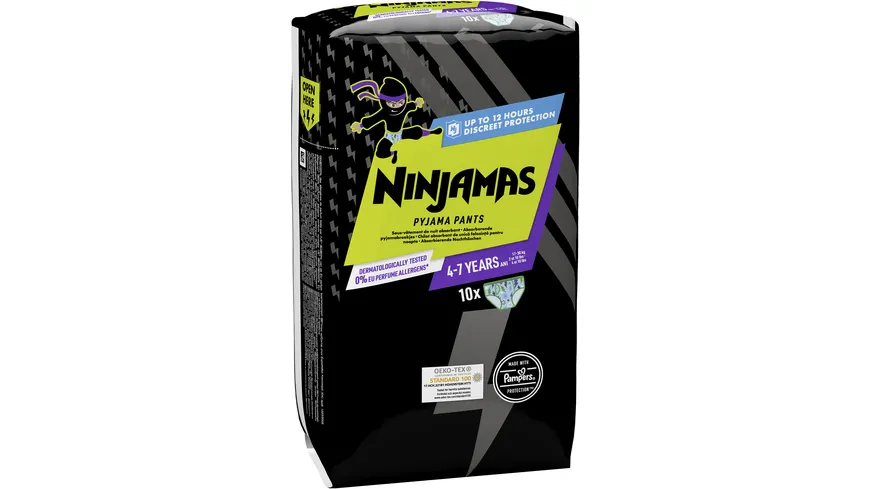 Ninjamas Pyjama Pants für Jungs 4-7 Jahre
