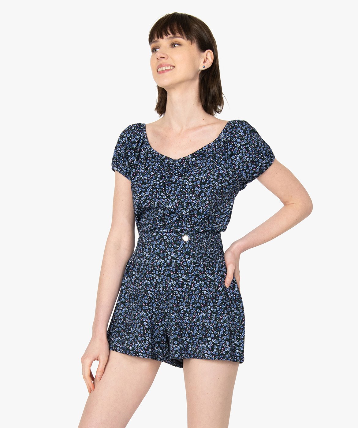 Haut de pyjama femme à motifs fleuris – LuluCastagnette imprime | GEMO