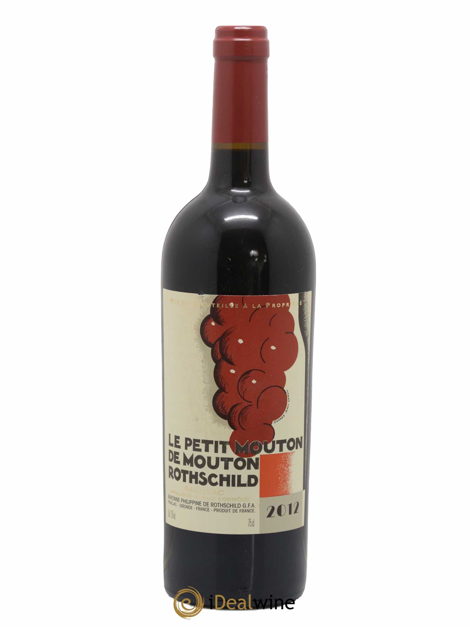 Petit Mouton Second Vin  2012 - Lot de 1 Bouteille