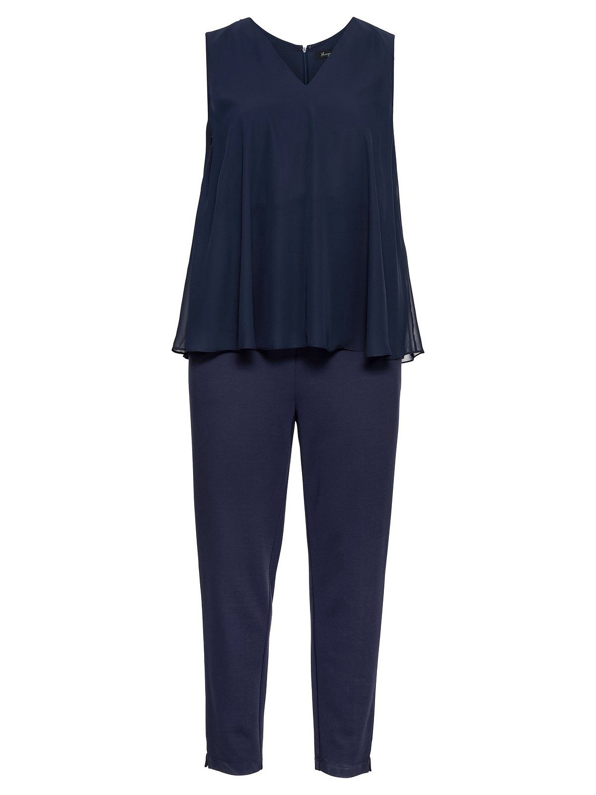Sheego Jumpsuit Große Größen im Lagenlook