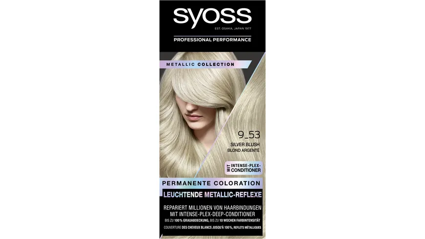 syoss Metallic Collection Permanente Coloration 115 ml 9_53 - silver blush
