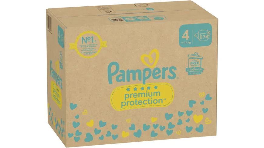 Pampers Premium Gr.4 Maxi 9-14kg Monatsbox