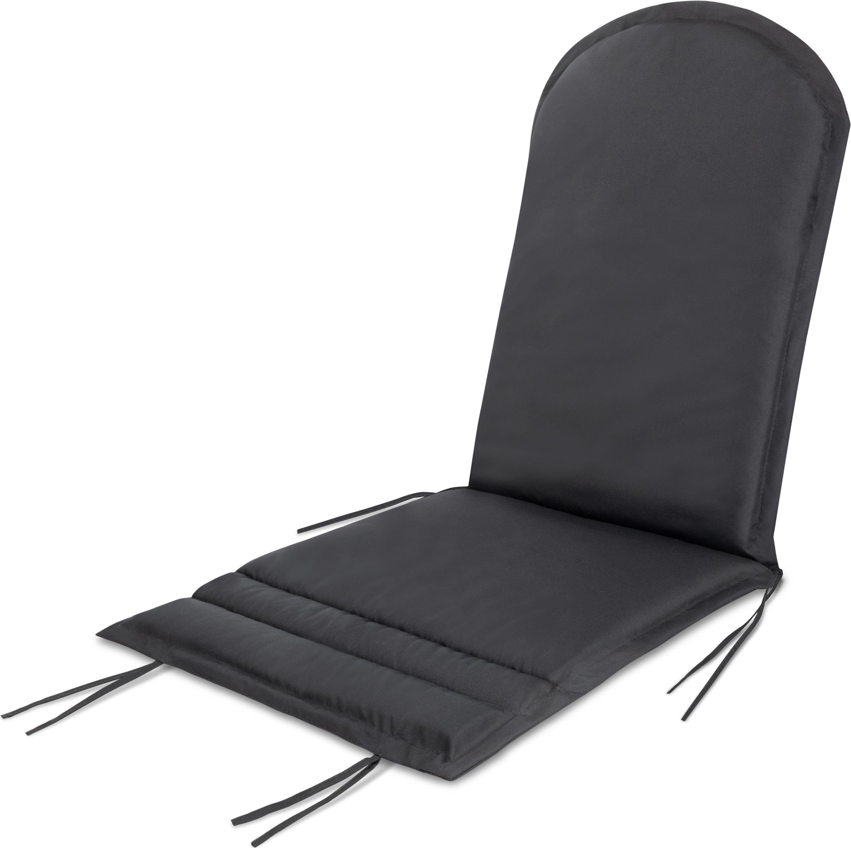 Aspero Gartenstuhl Gartenstuhl Adirondack mit Auflage, gemütlicher und stabiler Outdoor Stuhl