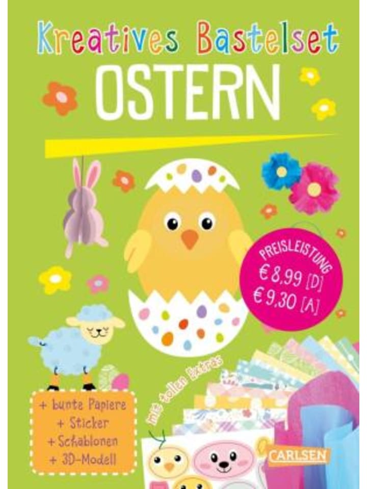 Carlsen Buch - Bastelset für Kinder: Kreatives Bastelset: Ostern günstig kaufen onesize