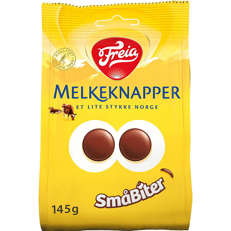 Freia Melkeknapper 145 g småbiter Freia