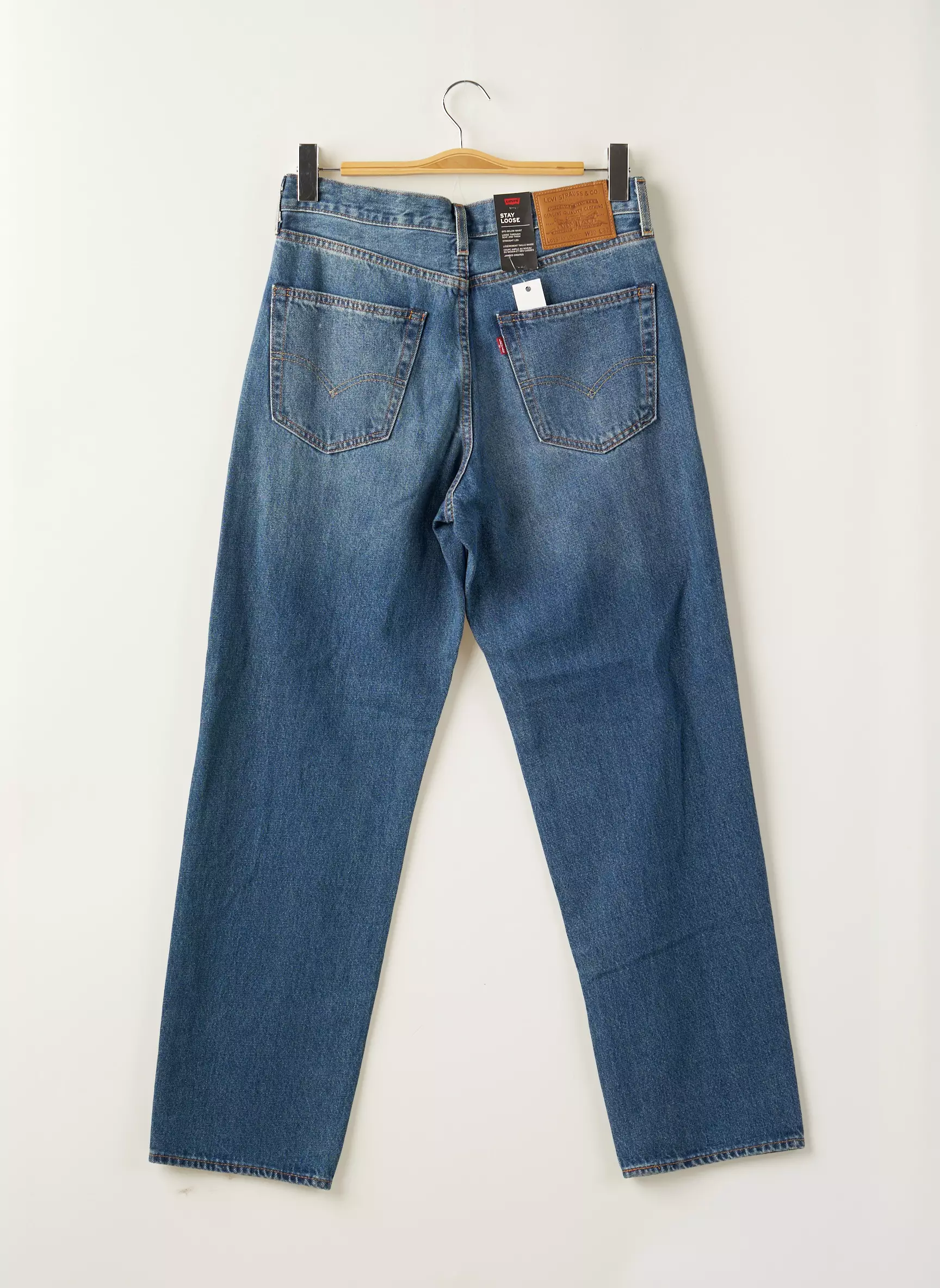 Levis Jean Mom Homme couleur bleu