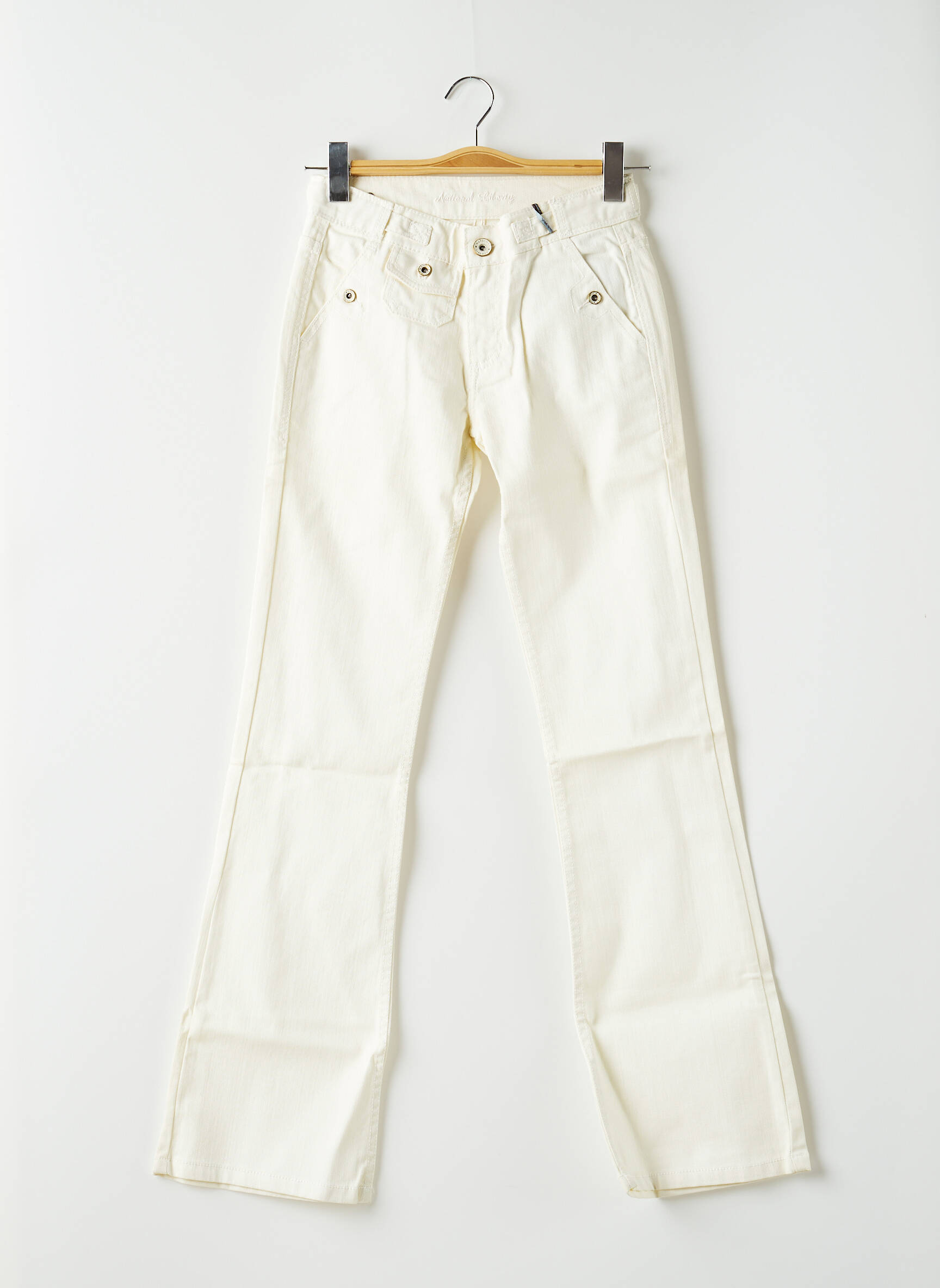 National Liberty Jean Flare Femme couleur beige