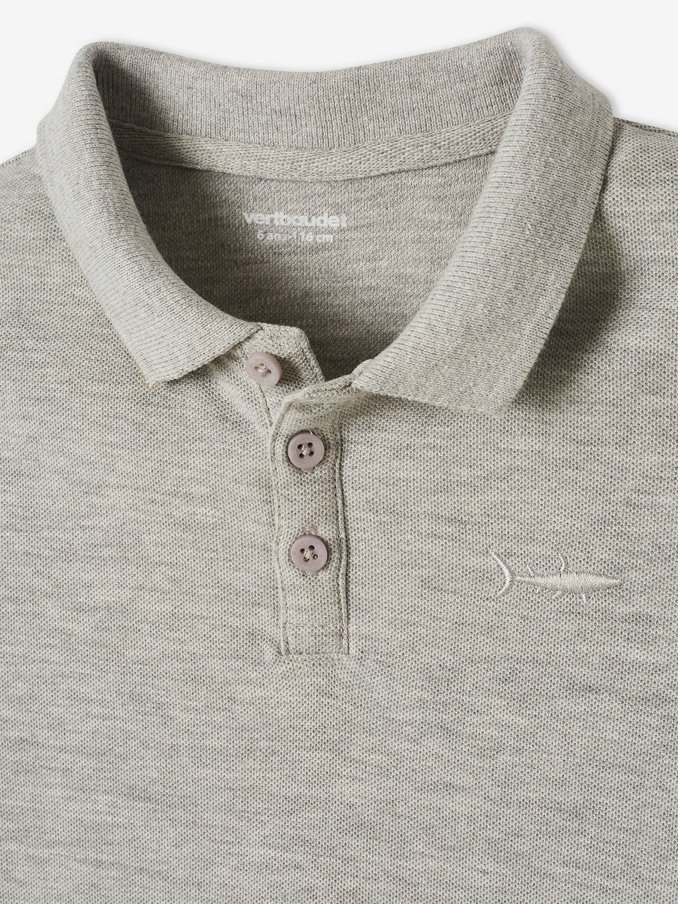 Vertbaudet Jungen Poloshirt, kurze Ärmel Oeko-Tex - hellgelb