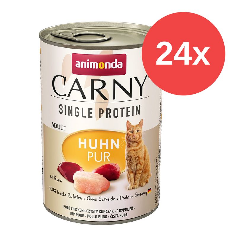 Sparpaket animonda Carny Single Protein Adult 24 x 400 g | bitiba