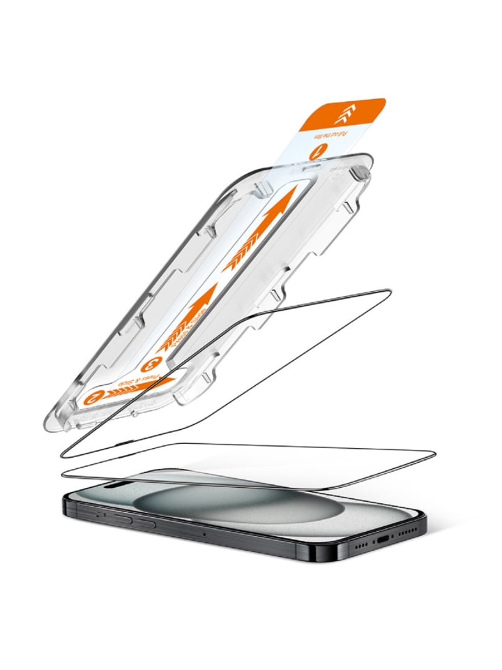 COFI 1453 Crong EasyShield 2er-Pack - Displayschutzglas Schutzglas in Transparent günstig kaufen iPhone 15 Plus