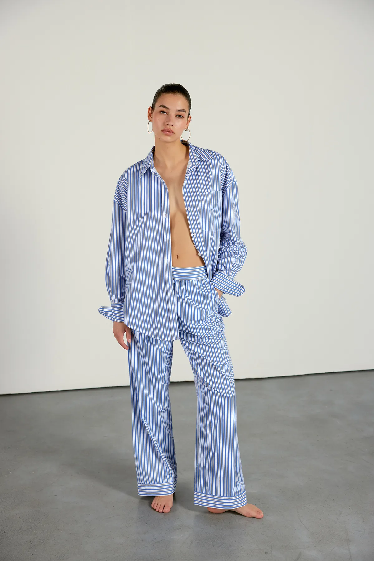 VATKALI  Hose mit Streifenmuster