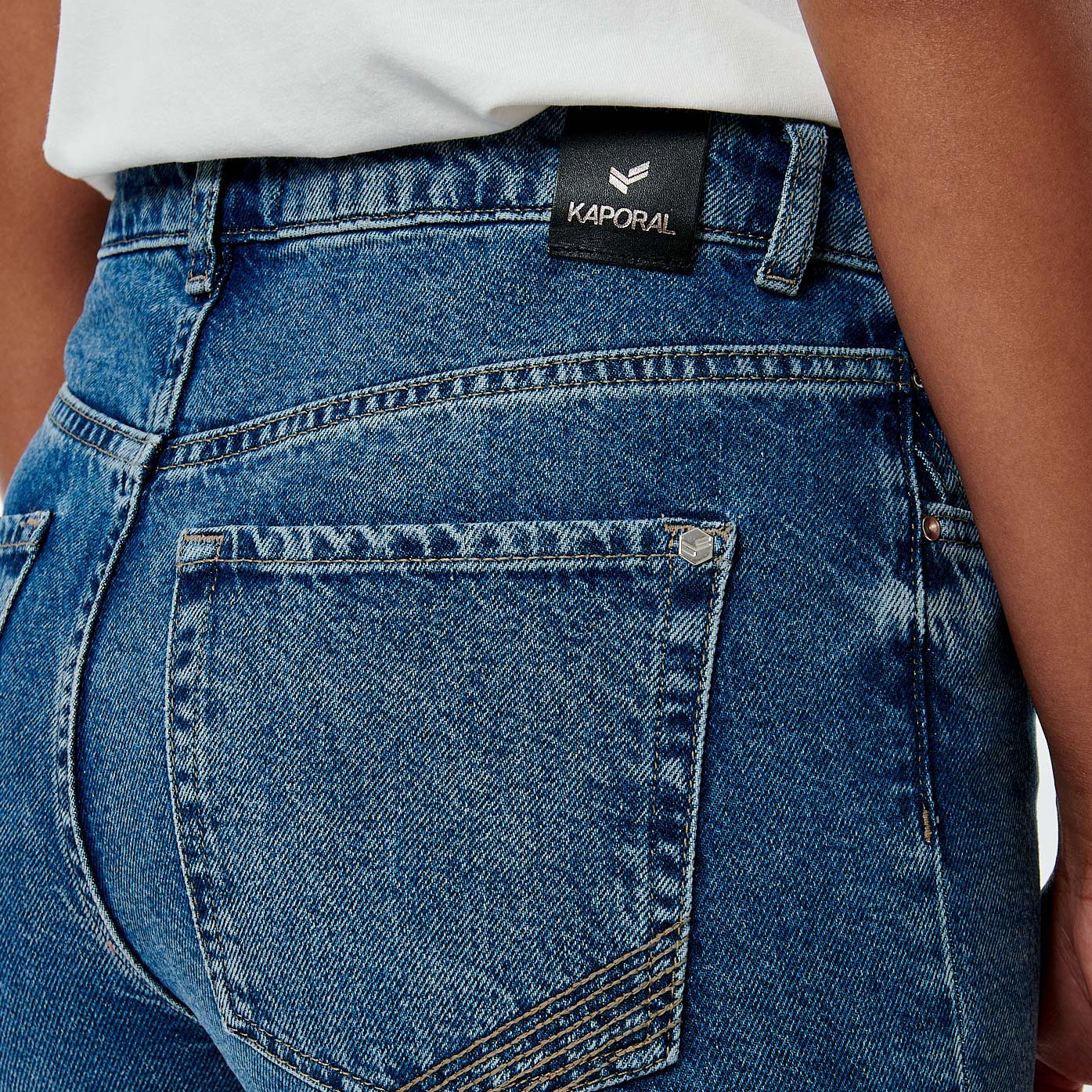 DONNY  Jean straight bleu femme