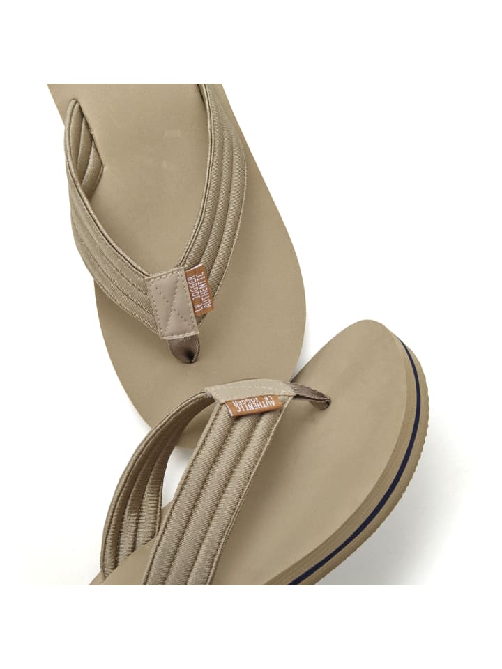 AUTHENTIC LE JOGGER Zehentrenner in beige günstig kaufen