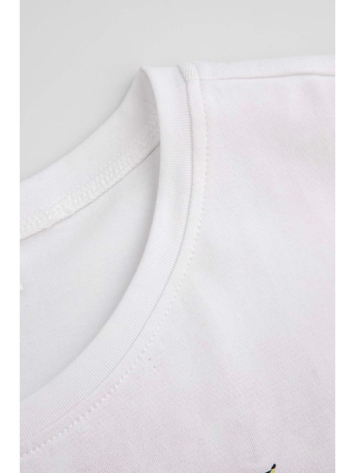 Coccodrillo T-Shirt mit kurzem Ärmel in weiß günstig kaufen