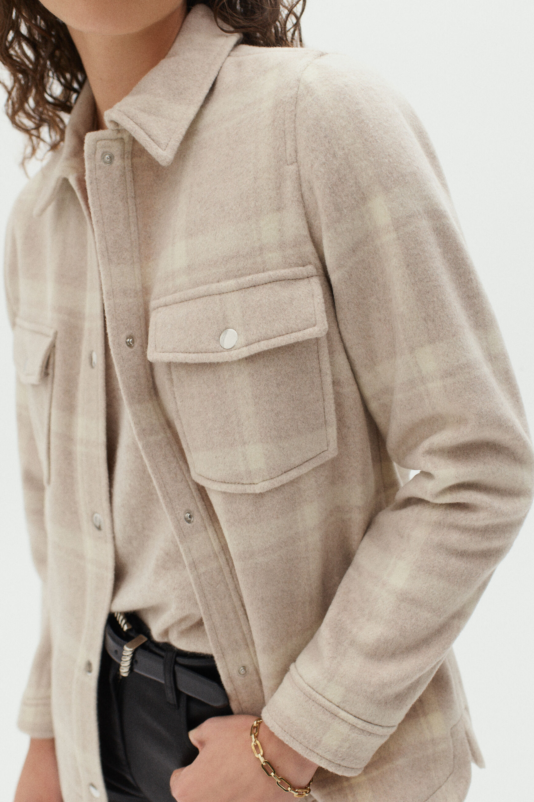 veste nina beige femme