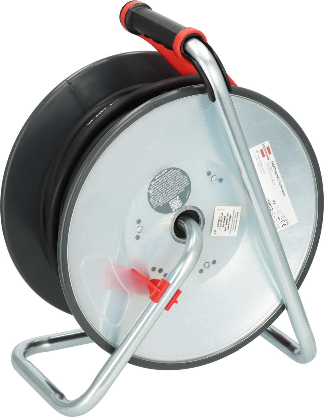 „Brennenstuhl 9192250110 Professional SteelCore“ kabelio laikiklis SC 2100 IP44, 25 m H07RN-F 3G2,5