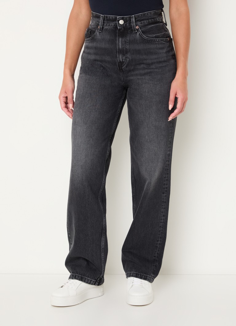 Tommy Hilfiger  High waist straight leg jeans met gekleurde wassing