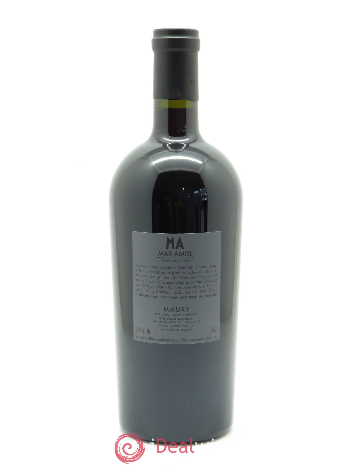 Maury Mas Amiel 30 ans d'âge   - Lot de 1 Bouteille