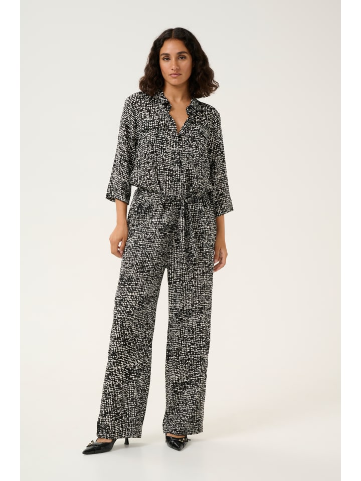 Kaffe Overall KApollie in Black/Turtledove Graphic Dot günstig kaufen